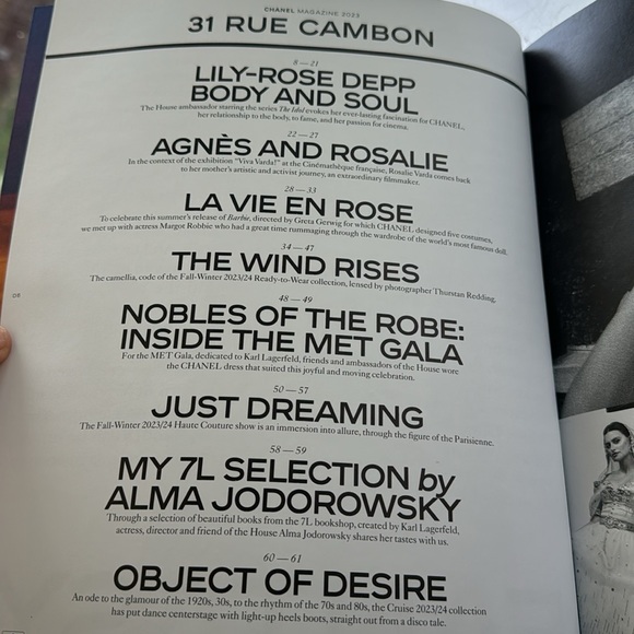 Chanel Magazine Cruise 2023 Issue 26 31 Rue Cambon lily rose depp - Picture 4 of 7